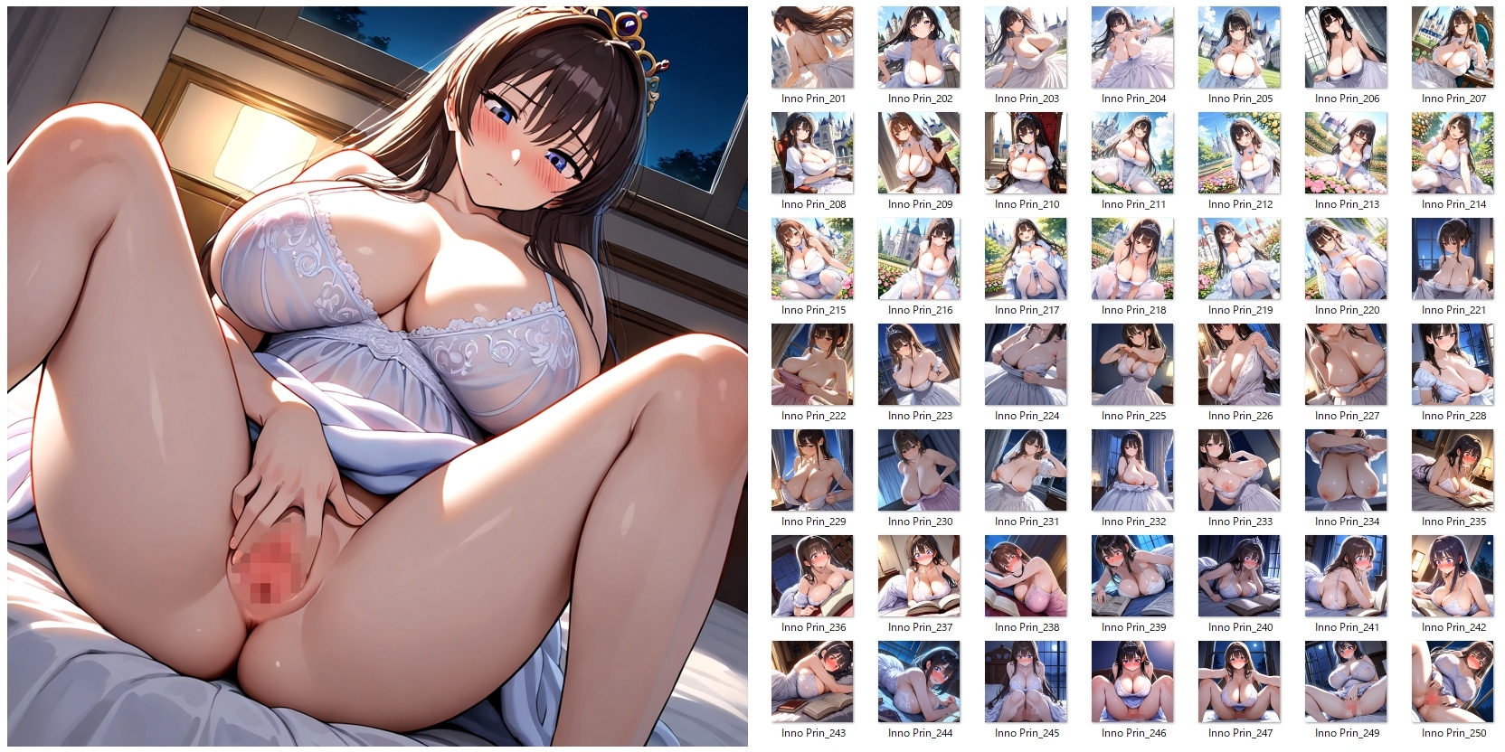 おしとやかなお姫様が性に目覚めてオナニーとかしちゃうだけのCG集 画像5