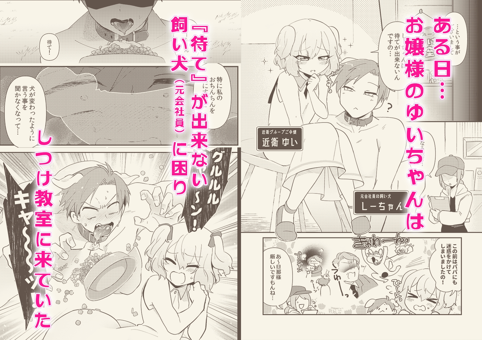 ゆいお嬢様と僕のしつけ教室 画像1