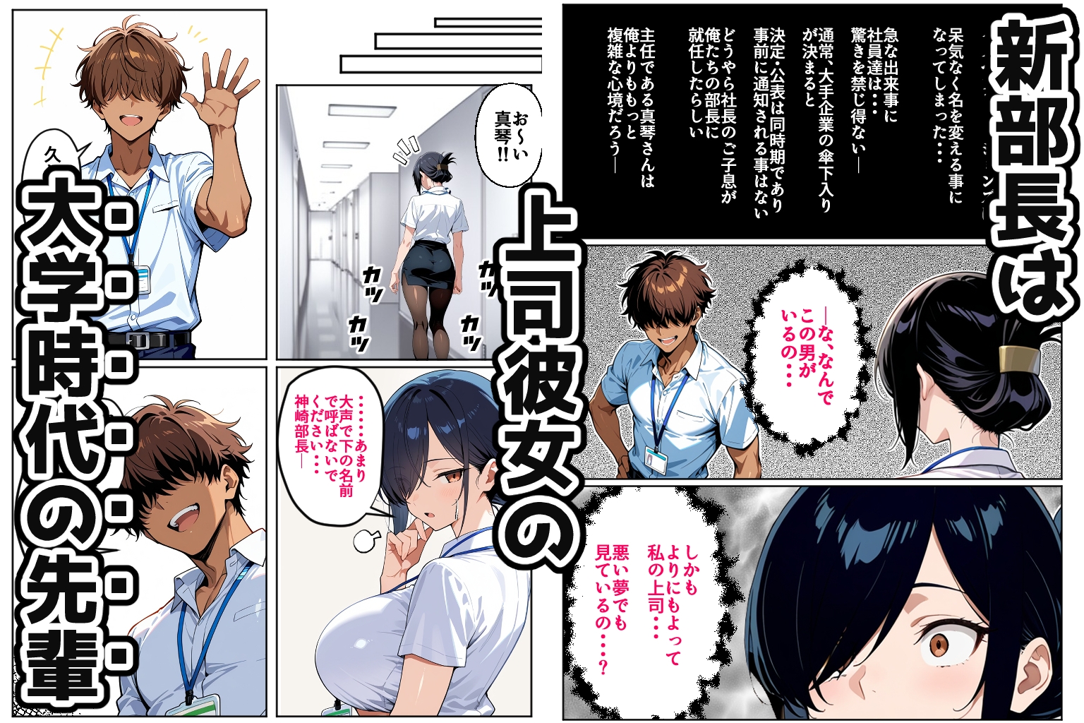 上司彼女が堕ちるまで(CG・マンガ総数420p) 画像7