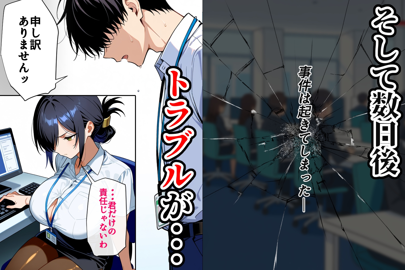 上司彼女が堕ちるまで(CG・マンガ総数420p) 画像8