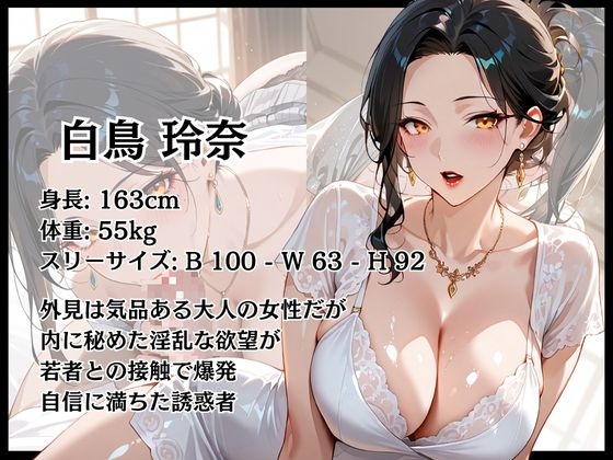 【セリフ付100枚×CG集400枚】若者男子を食べ放題 淫乱パーティー 白鳥玲奈 画像2