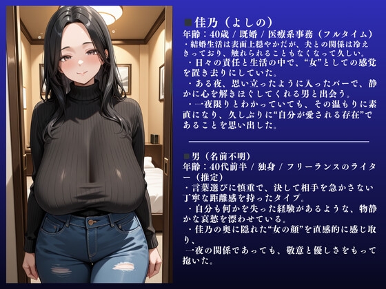 佳乃(40) 垂れ乳 人妻不倫SEX〜欲求不満爆発！「イクぅぅぅ！」〜 画像2