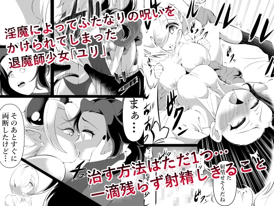 ふたなりにされた退魔師がサキュバス化した仲間に一滴残らず絞りとられる話 画像1
