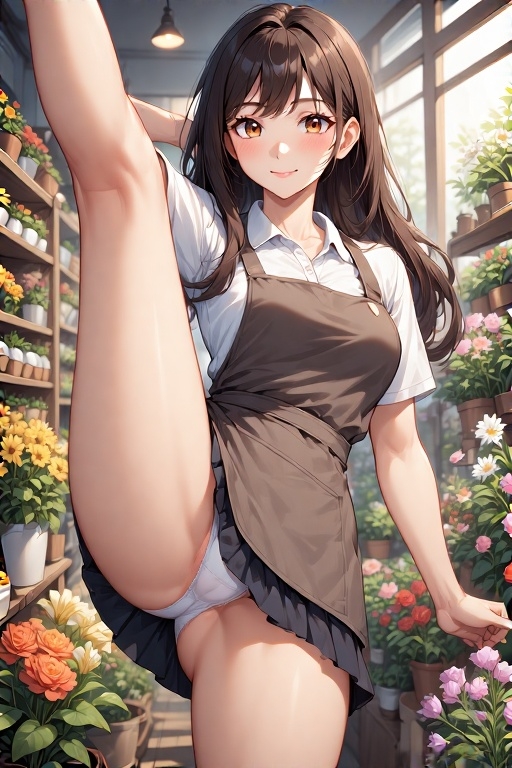 フラワーショップ幼馴染ハプニングパンチラ画像集 画像6