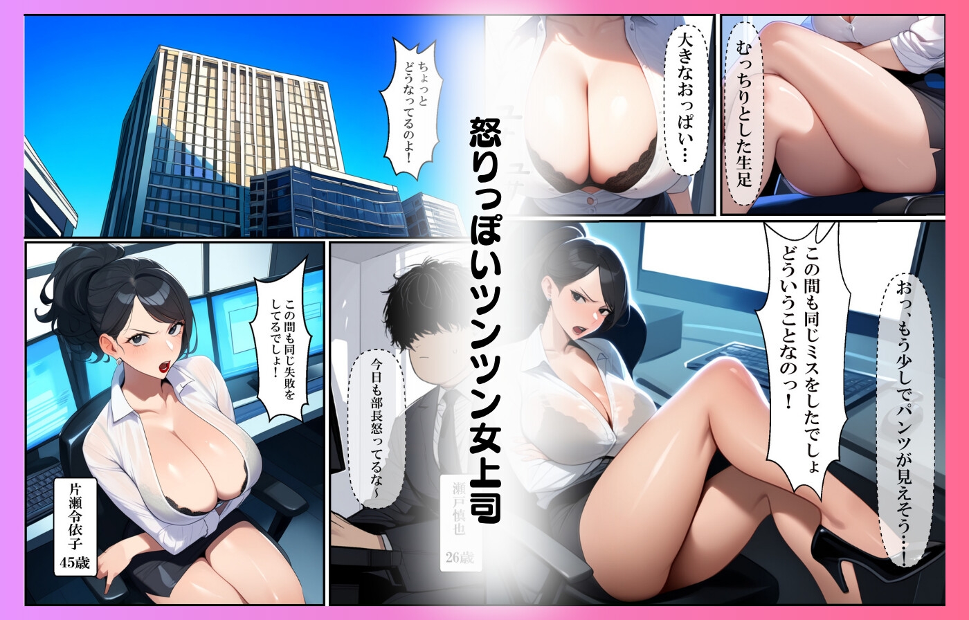 女上司のオナニーを覗いたら中出しするまでチンポを搾精され続けた 画像1