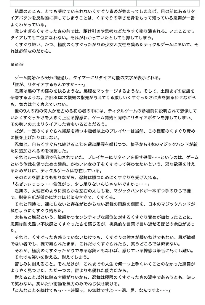 くすぐり遊戯に、忍び舞う《チョイス・ザ・ティックリッシュモメント》 神薙 羅滅 エロ画像7