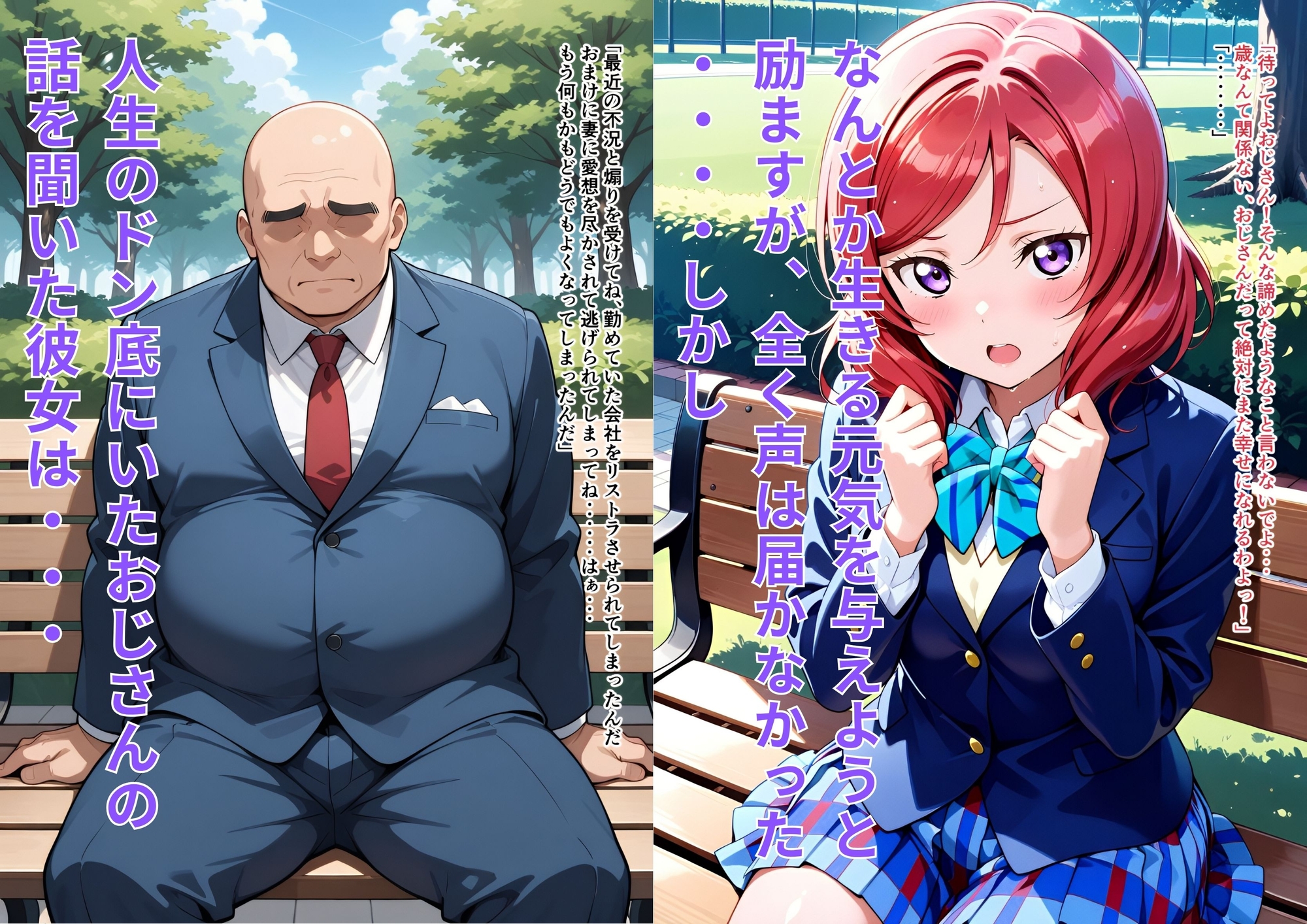 ツンツンしてる彼女のデレる相手は人生ドン底おじさん！? 画像2