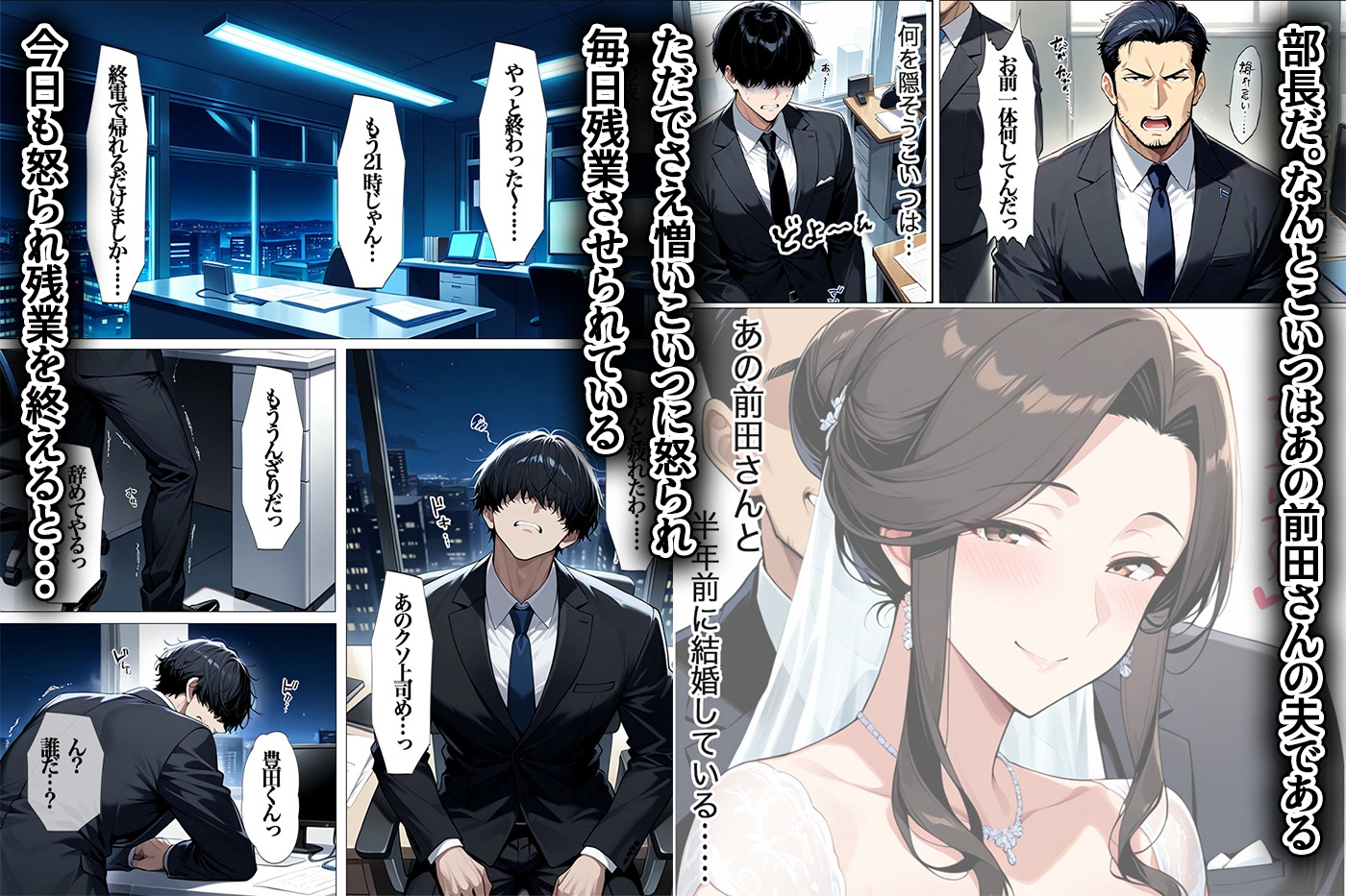 NTR好きの上司の奥さんと上司の家や会社で濃厚本気SEX 100P 画像2