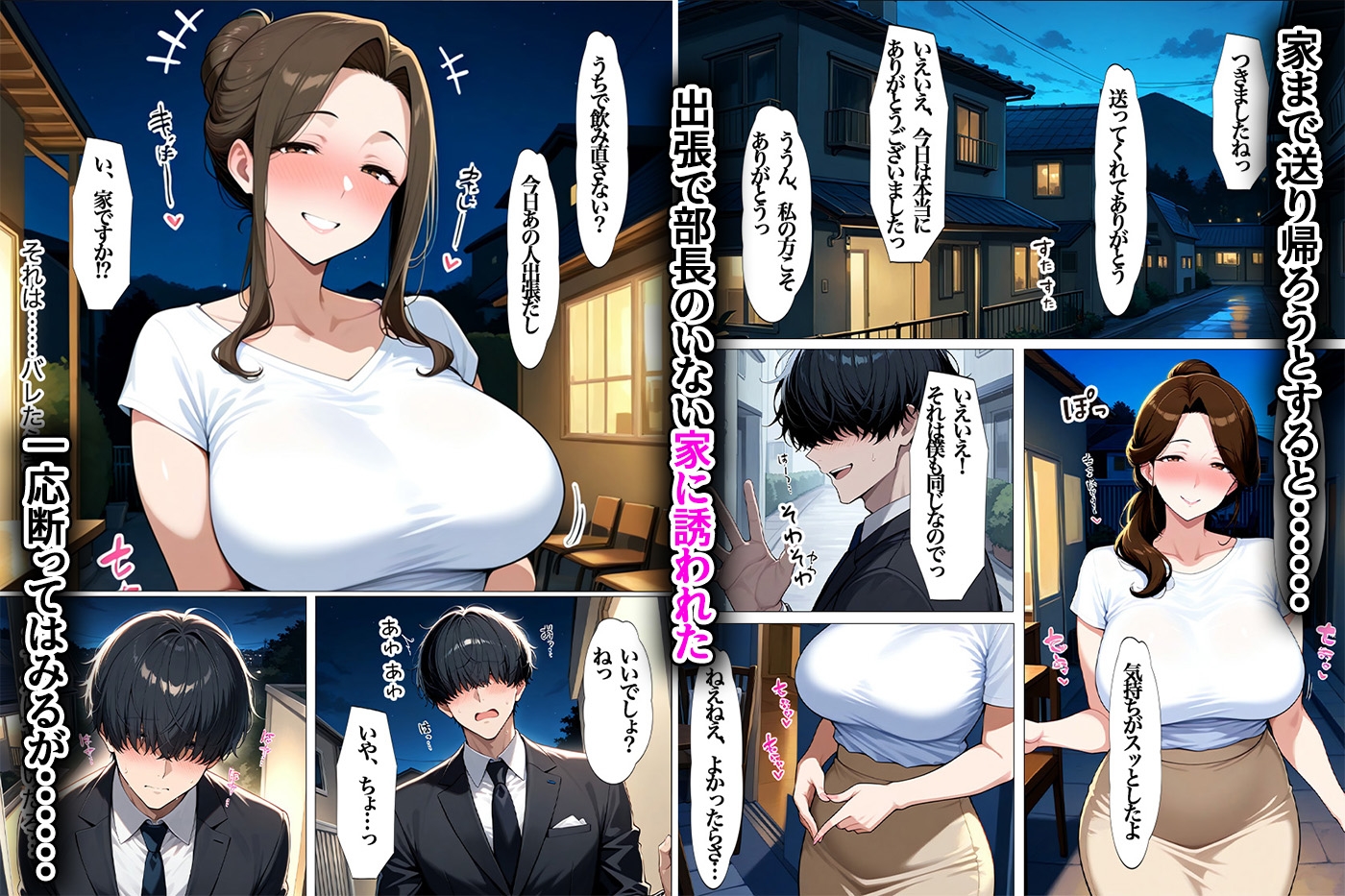 NTR好きの上司の奥さんと上司の家や会社で濃厚本気SEX 100P 画像5