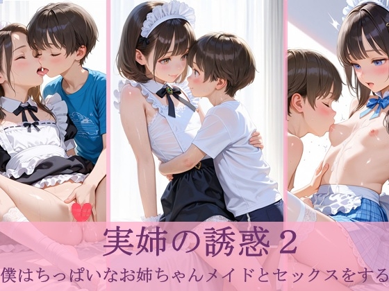 実姉の誘惑2 -僕はちっぱいなお姉ちゃんメイドとセックスをする-