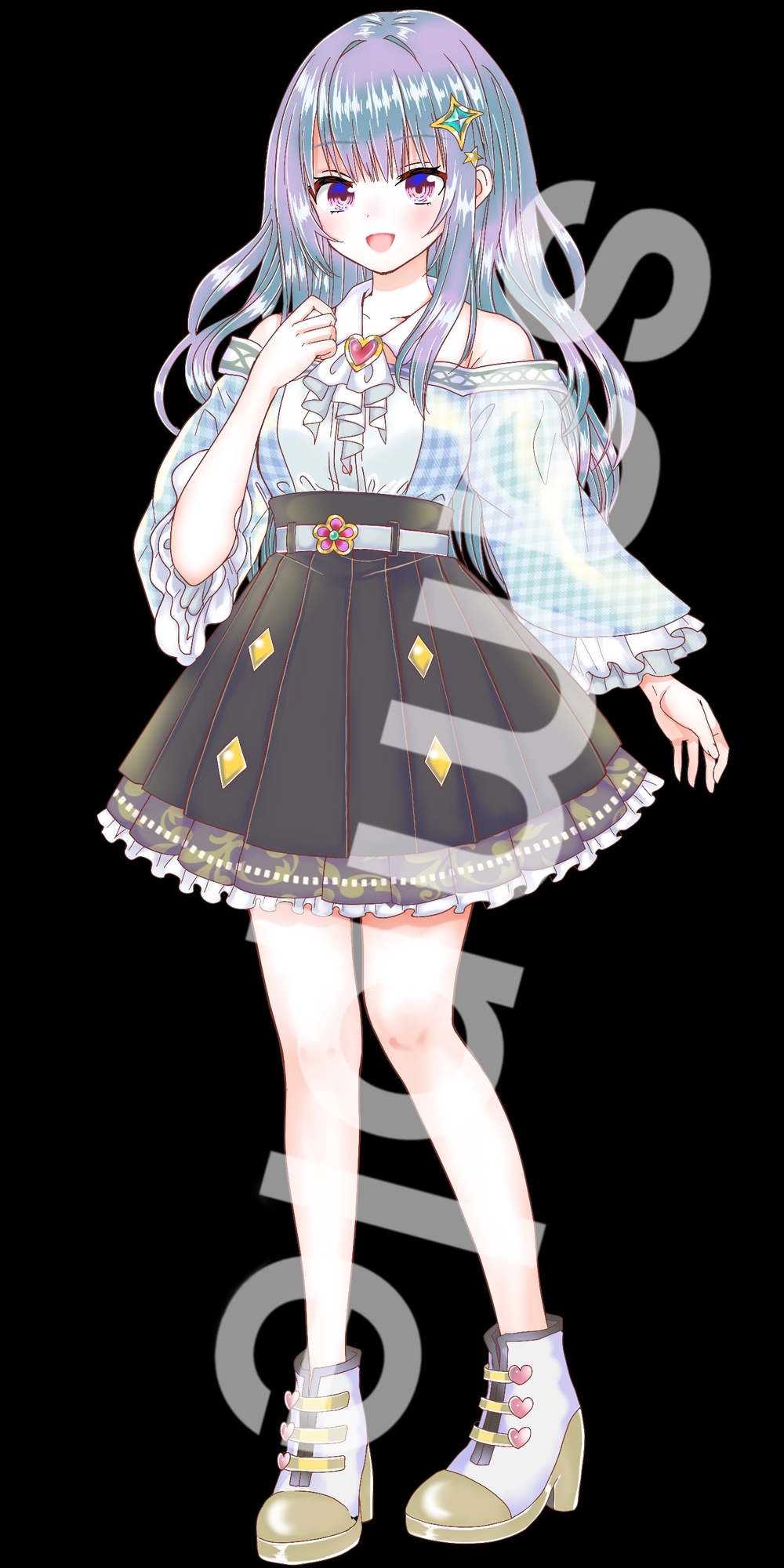 ファンタジー衣装の少女立ち絵38