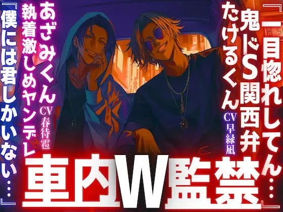 【やばい男達に監禁されてます…】【W車内監禁レイプ】『一目惚れしてん…』長身絶倫の二人組に気に入られ。鬼ドS関西弁君と執着激しめヤンデレ君『僕には君しかいない…』