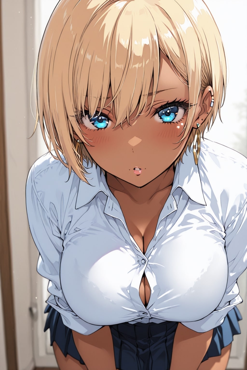 同じクラスのギャルがデカ乳を見せびらかしてくるのだが 画像2