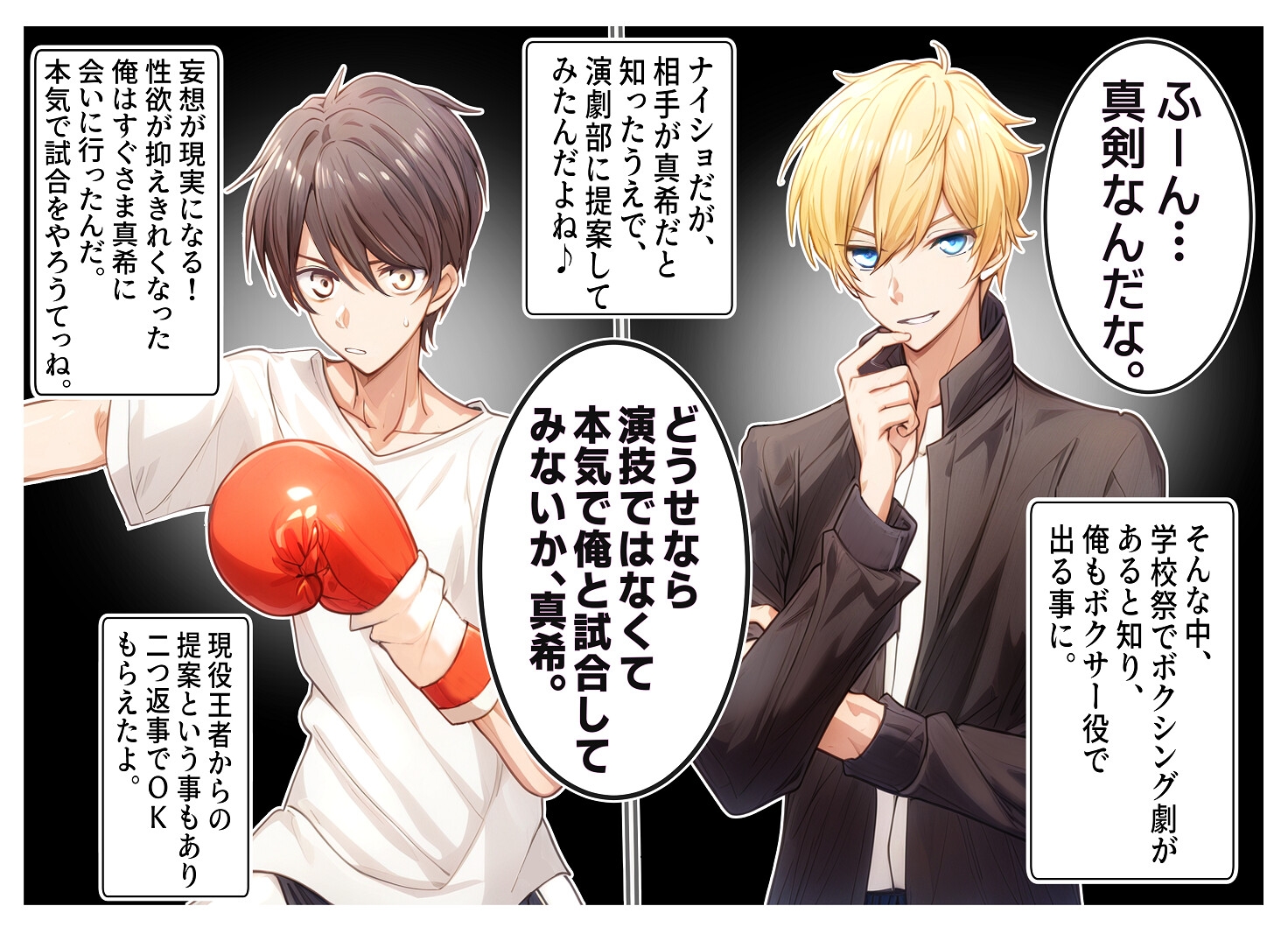 MOSOのススメ3・イラスト集 「大学で気になるモブっ子に試合で失神KOされる本」 画像1