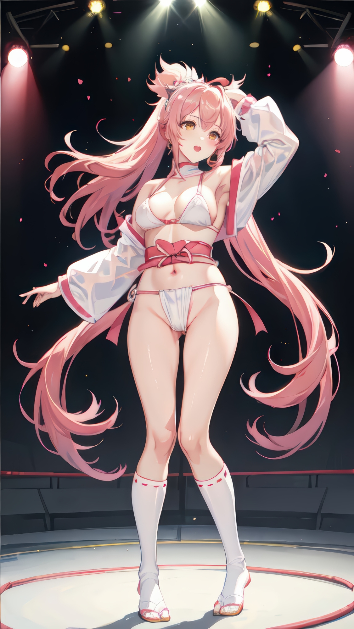 AI生成 和風アイドルふんどしでライブ待ち受けコレクション 画像2