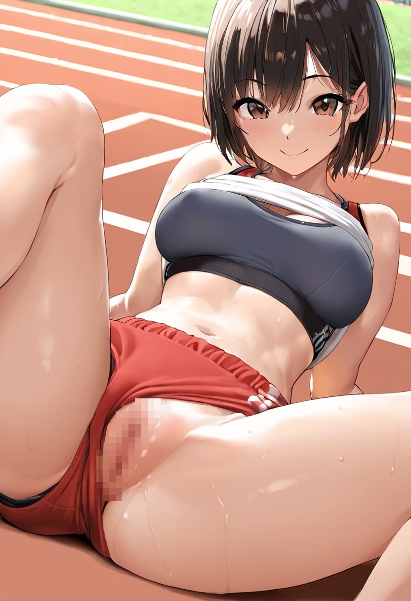 汗だくでご奉仕！生ハメ陸上部 画像2
