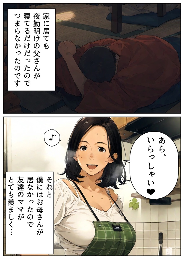 夏休みは、友達の母ちゃんと…！ 画像2