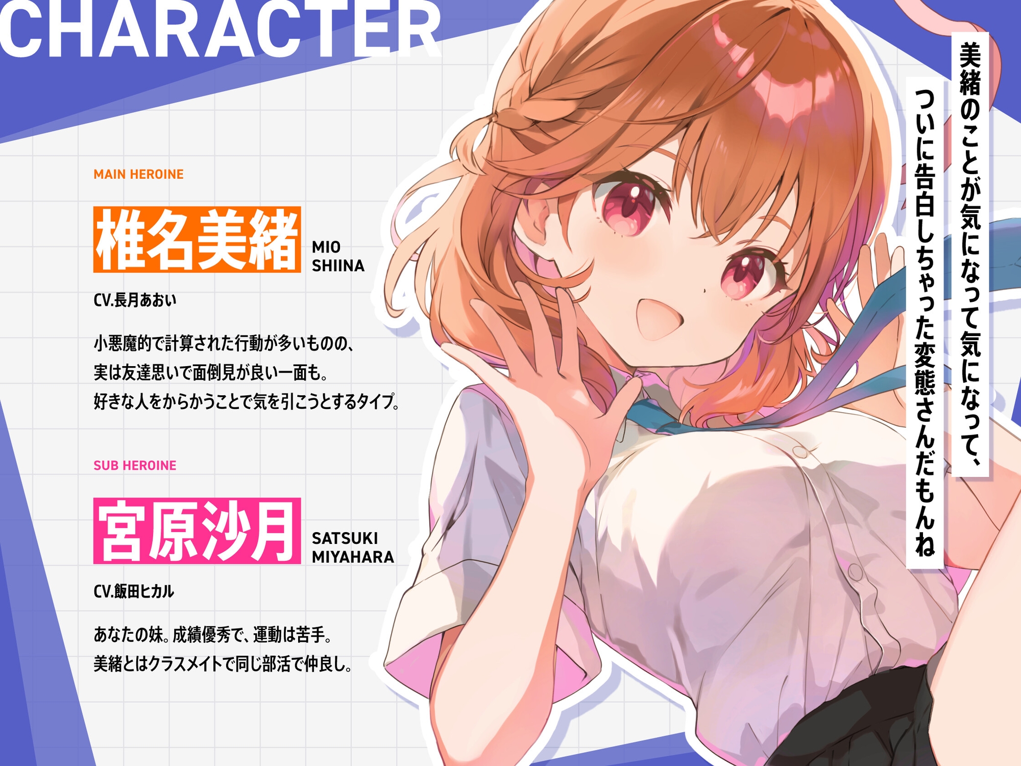 【CV.長月あおい&飯田ヒカル】妹の友達に弱みを握られて・・・【恋する密着青春ドラマ】 画像1