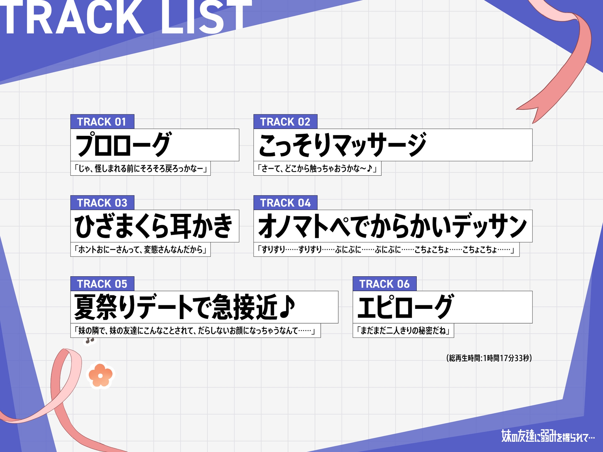 【CV.長月あおい&飯田ヒカル】妹の友達に弱みを握られて・・・【恋する密着青春ドラマ】 画像2