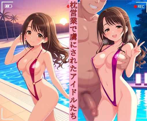 枕営業で虜にされたアイドル達 ナイトプール編3