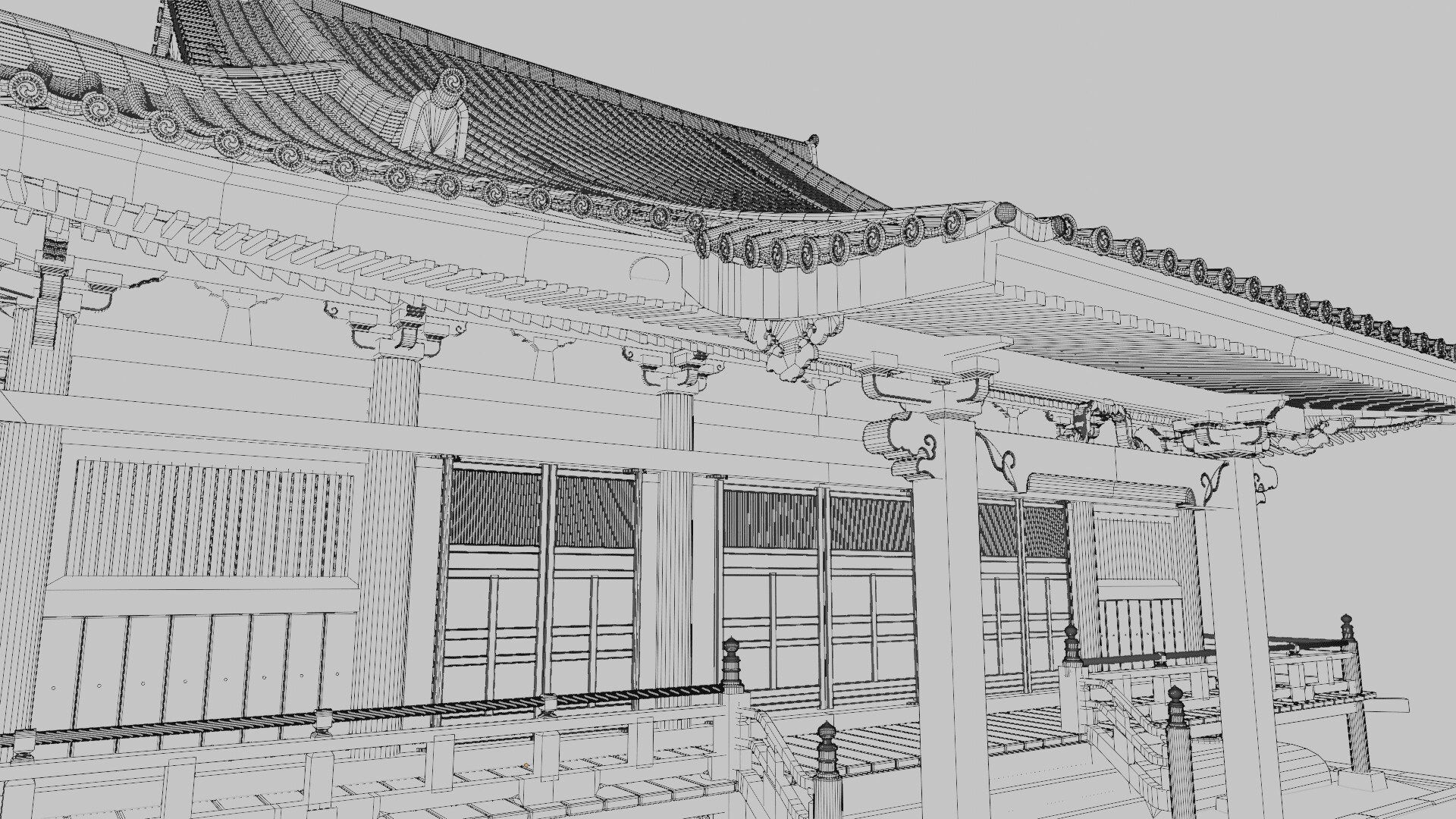 3DCG 長遠寺本堂(重文・兵庫)