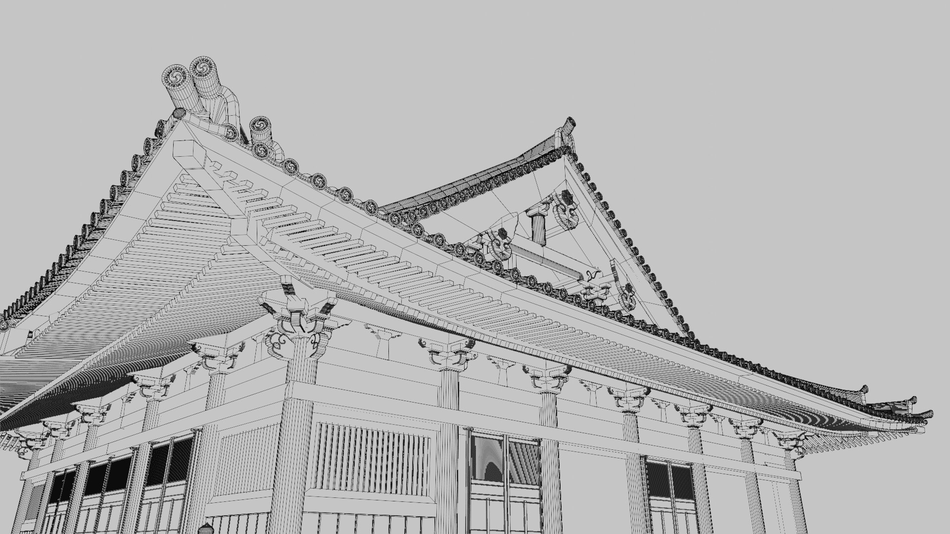 3DCG 長遠寺本堂(重文・兵庫)