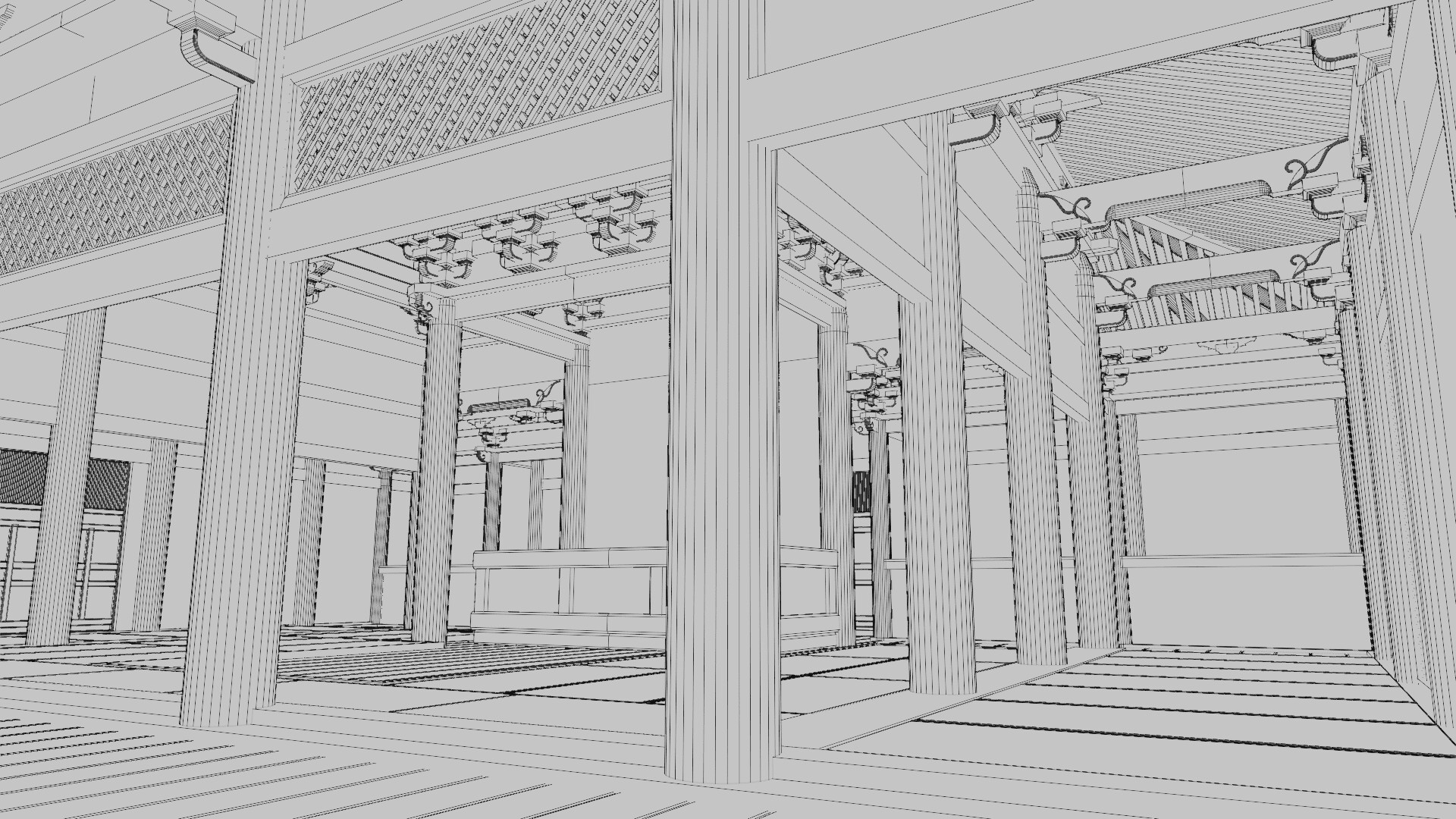 3DCG 長遠寺本堂(重文・兵庫)