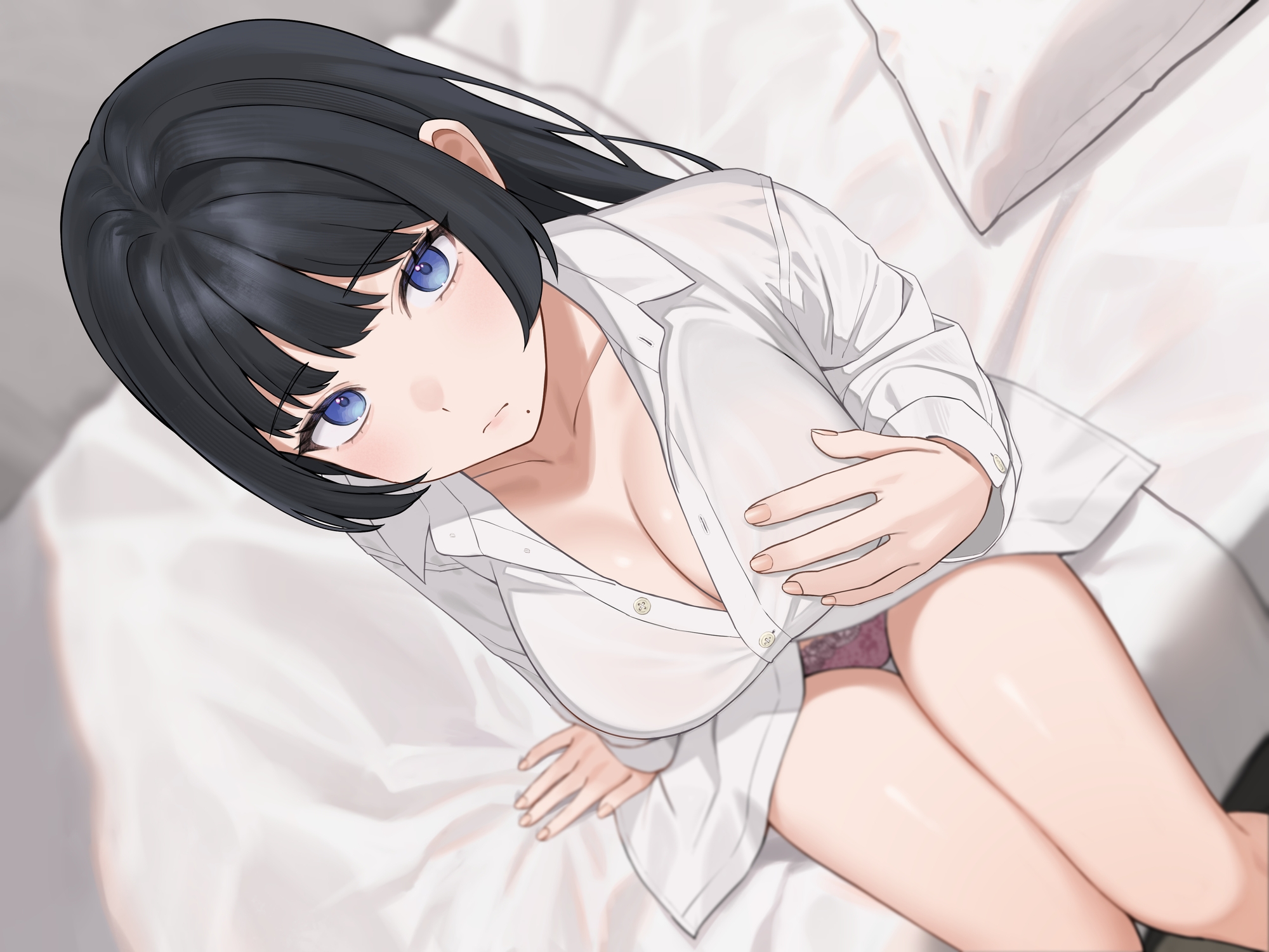 ウブで純白なクールダウナー彼女が、初エッチしてからというもの、 どんどん過剰なスキンシップをしてくる。 画像3