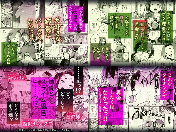 【3作品セット】1st Remix Single 『姉弟の目覚めにスライムとミルクティーを』 画像4