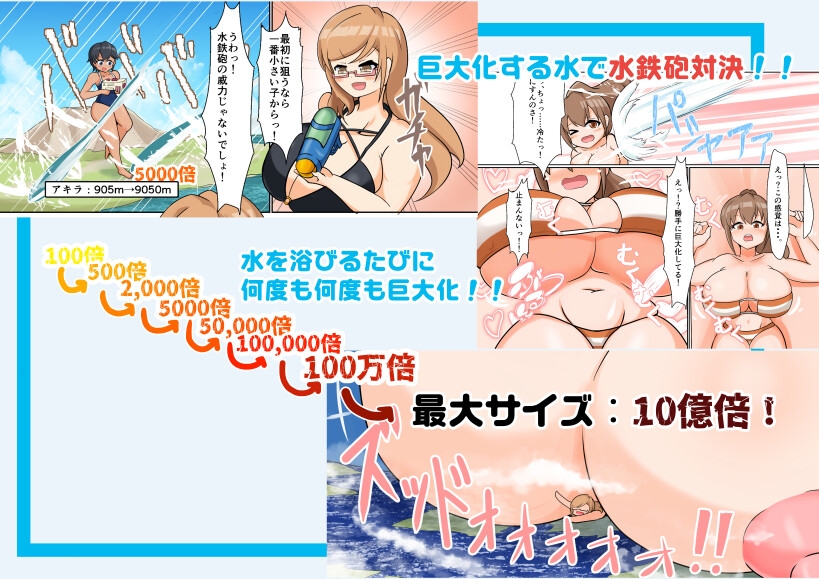 タダンダン3 夏だ！海だ！巨大娘だ！ 画像3