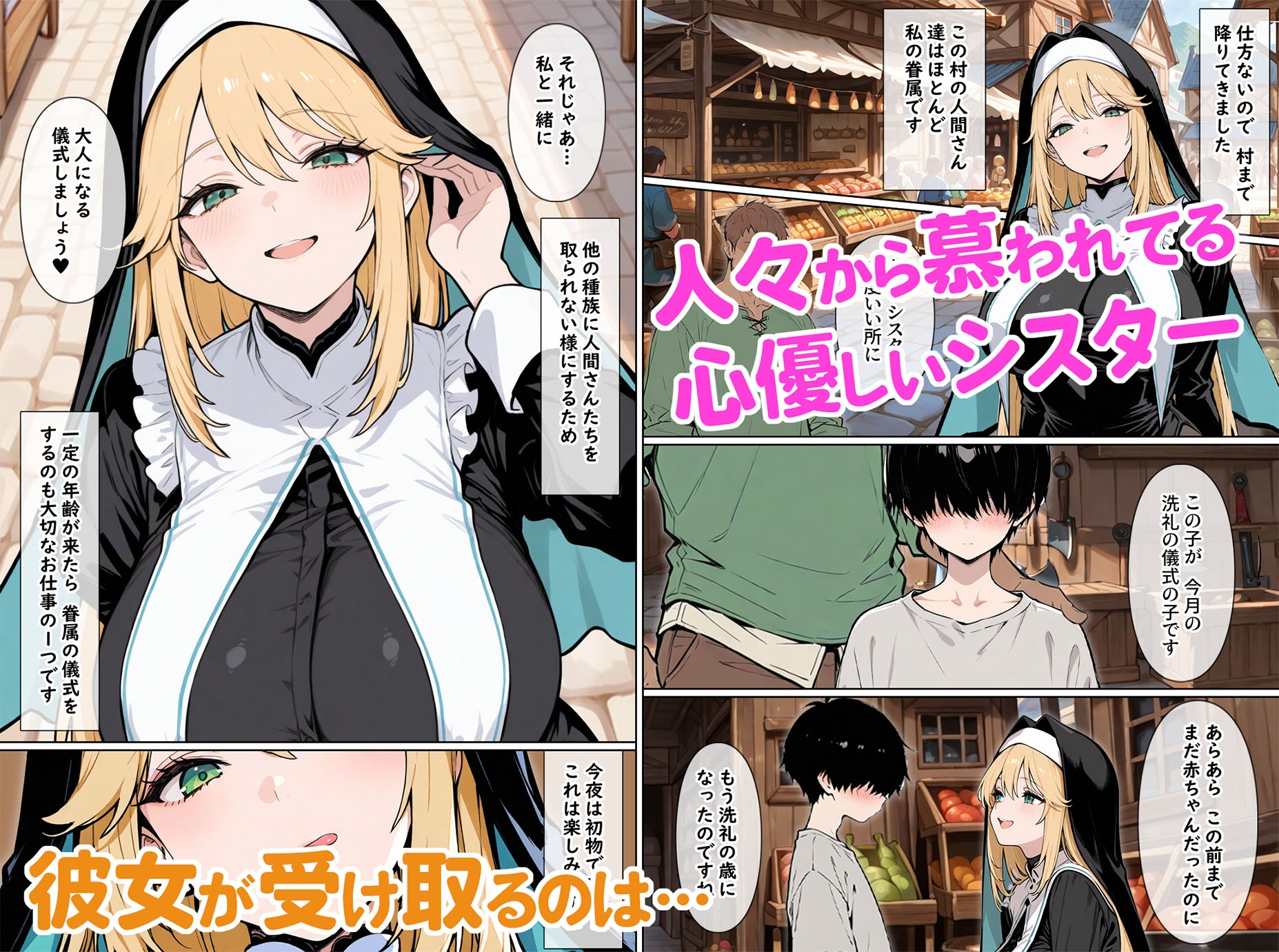 聖女系サキュバスの辺境性活 画像1