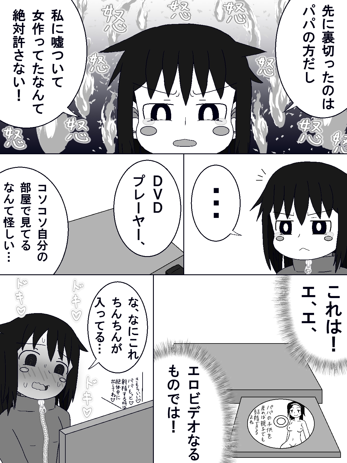 パパに中出しされた‐この娘の中に出した 画像6