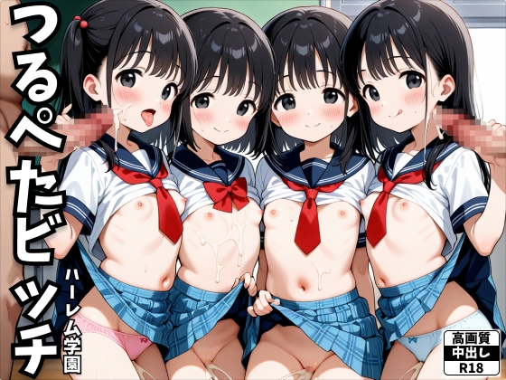 つるぺたビッチ【ハーレム学園 高画質 中出し R18】
