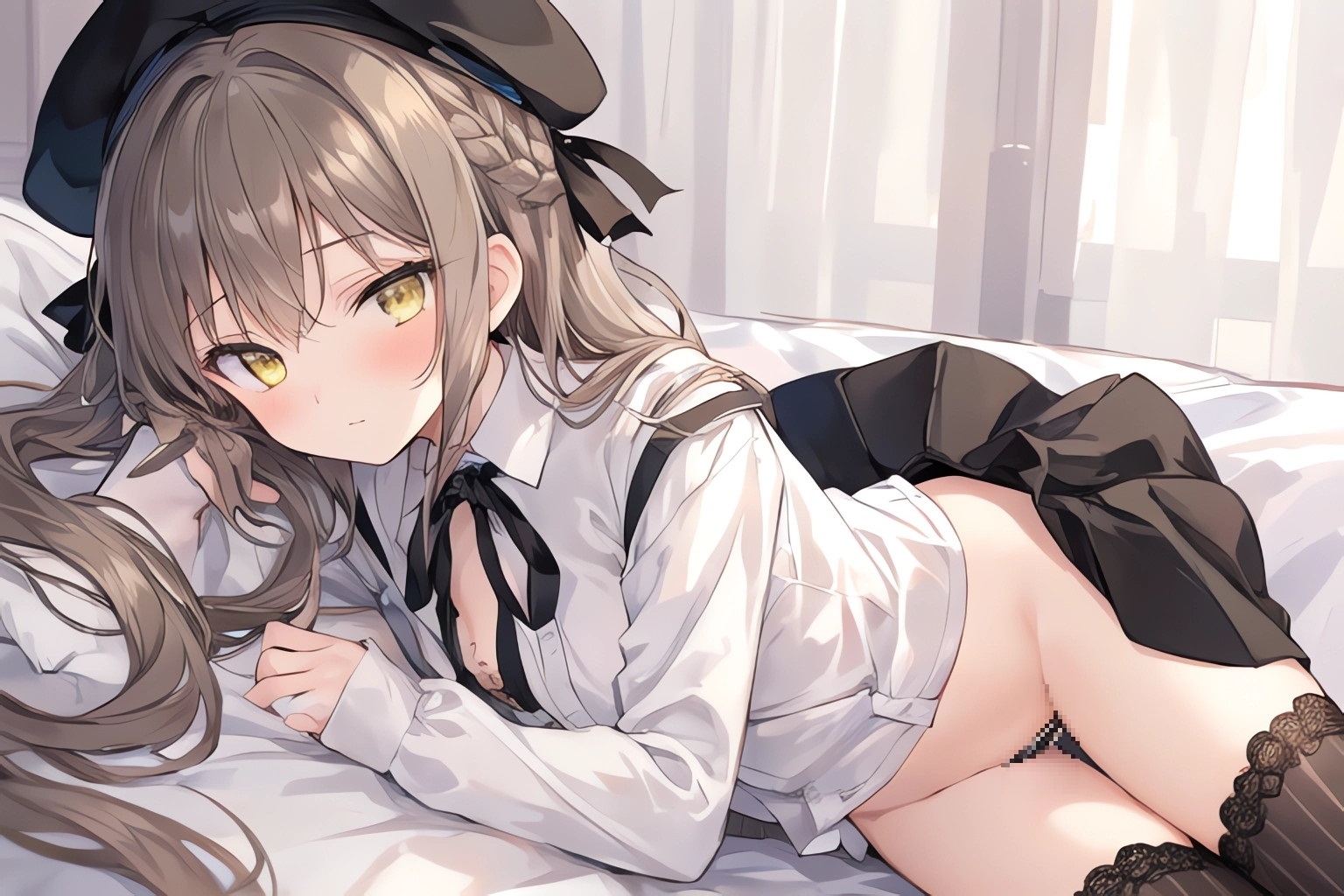 量産型の妹にフェラでイカされ～ヒミツの指導は後輩プレー 画像3