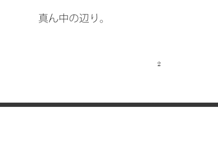 岩を微妙な位置に落とす 不思議な水面・・・・大きな石だけに安心ではあるが