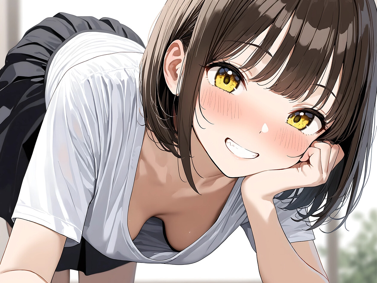 バイト先の休憩室で～おっとりS後輩の秘密のご奉仕～【KU100】 画像2