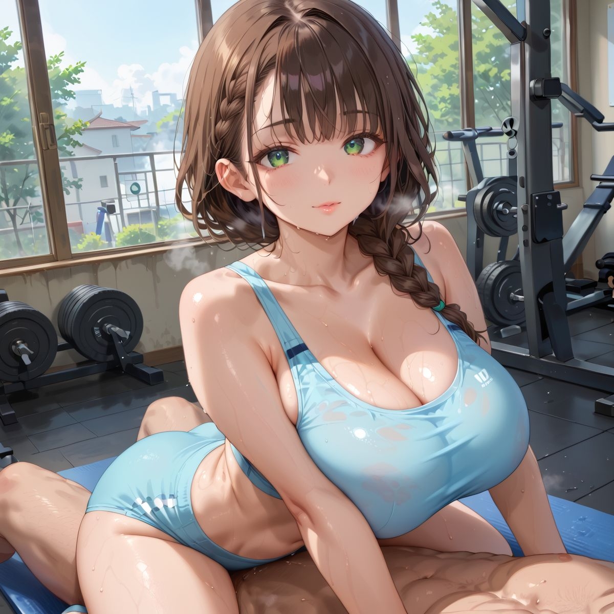 爆乳人妻の専属トレーナーにならない?Part2 画像9