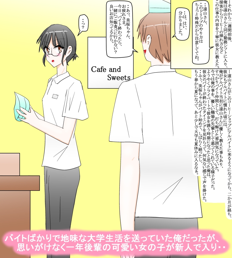 バイト先で知り合った後輩大学生と一緒に過ごす夏休み 画像1