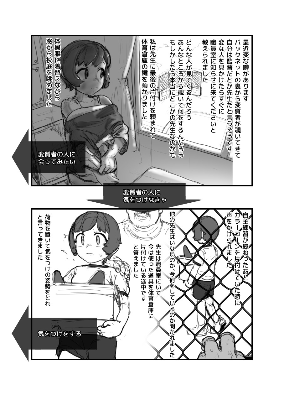 セクハラに期待してわざと無抵抗な選択肢を選べるゲームブック 画像1