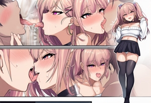 ベロチュー好きの方へお勧めの超美麗AI画集 画像4