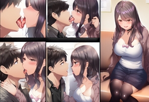 ベロチュー好きの方へお勧めの超美麗AI画集 画像9
