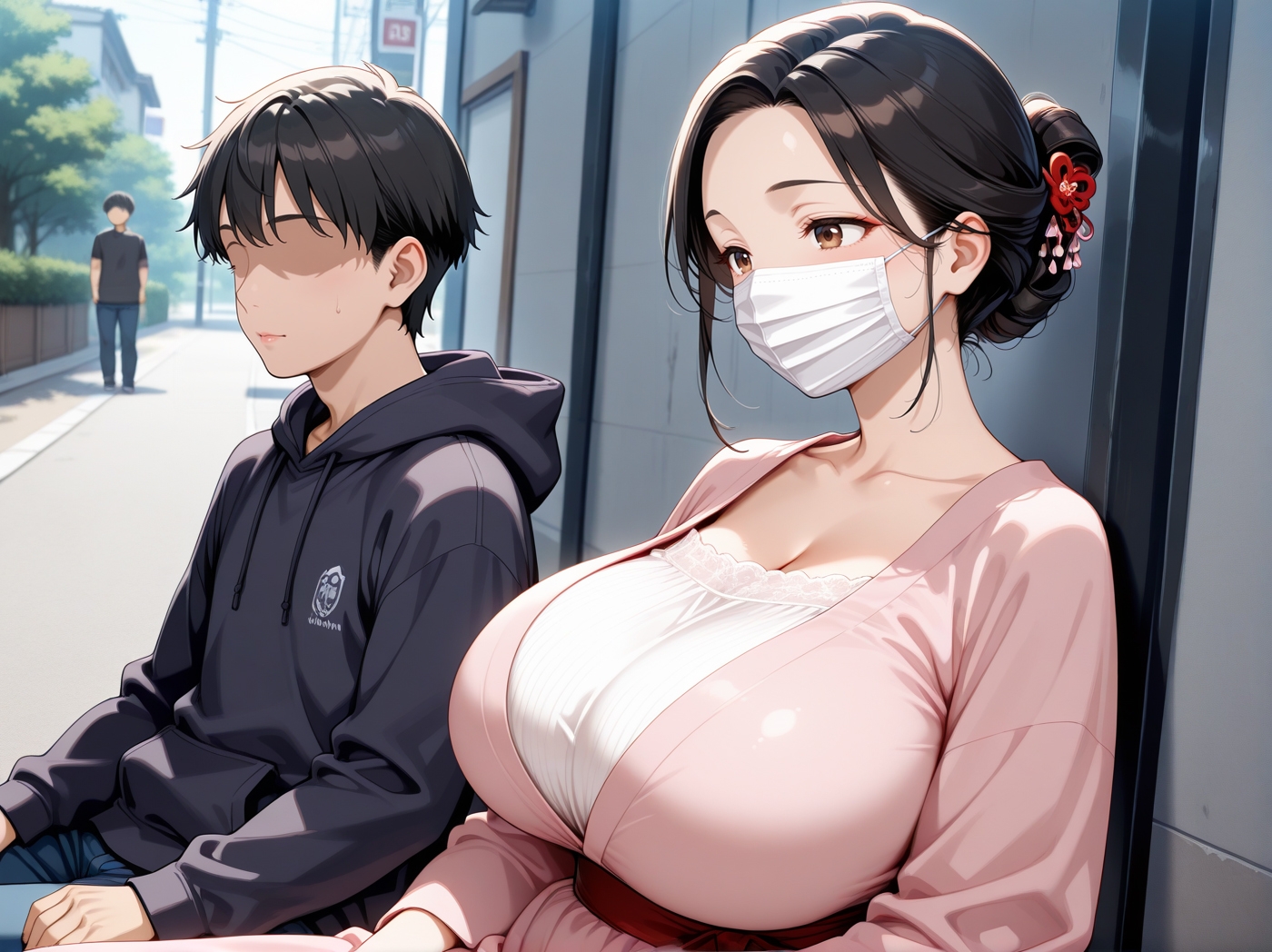 人妻女将と性欲をぶつけ合う温泉旅行 画像2