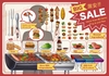 烤肉組合 | 焼肉セット | BBQ Set | Vtuber assets | Live2D 素材 [LittleRedBeanArt]