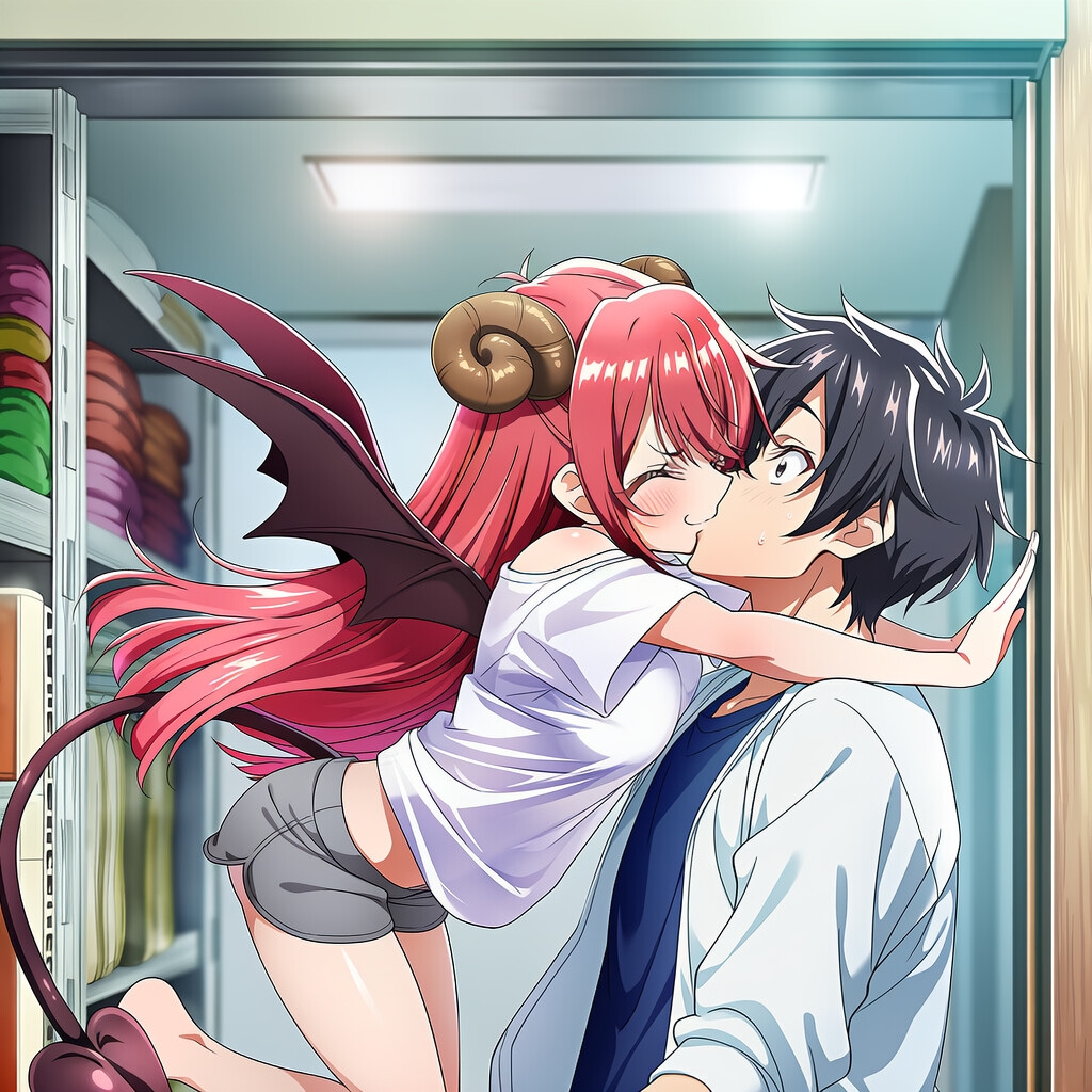 なぜか召喚されたサキュバスはキスをすると発育していく_出会い編_5
