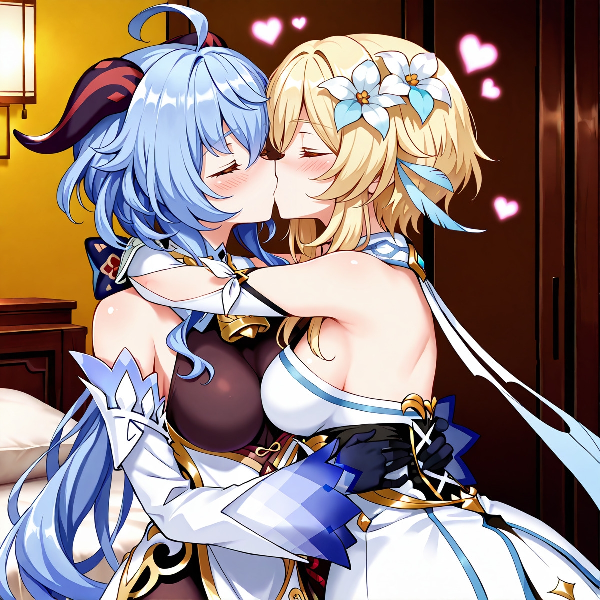 ほ〇る×甘〇 ふたなり百合CG集 画像2