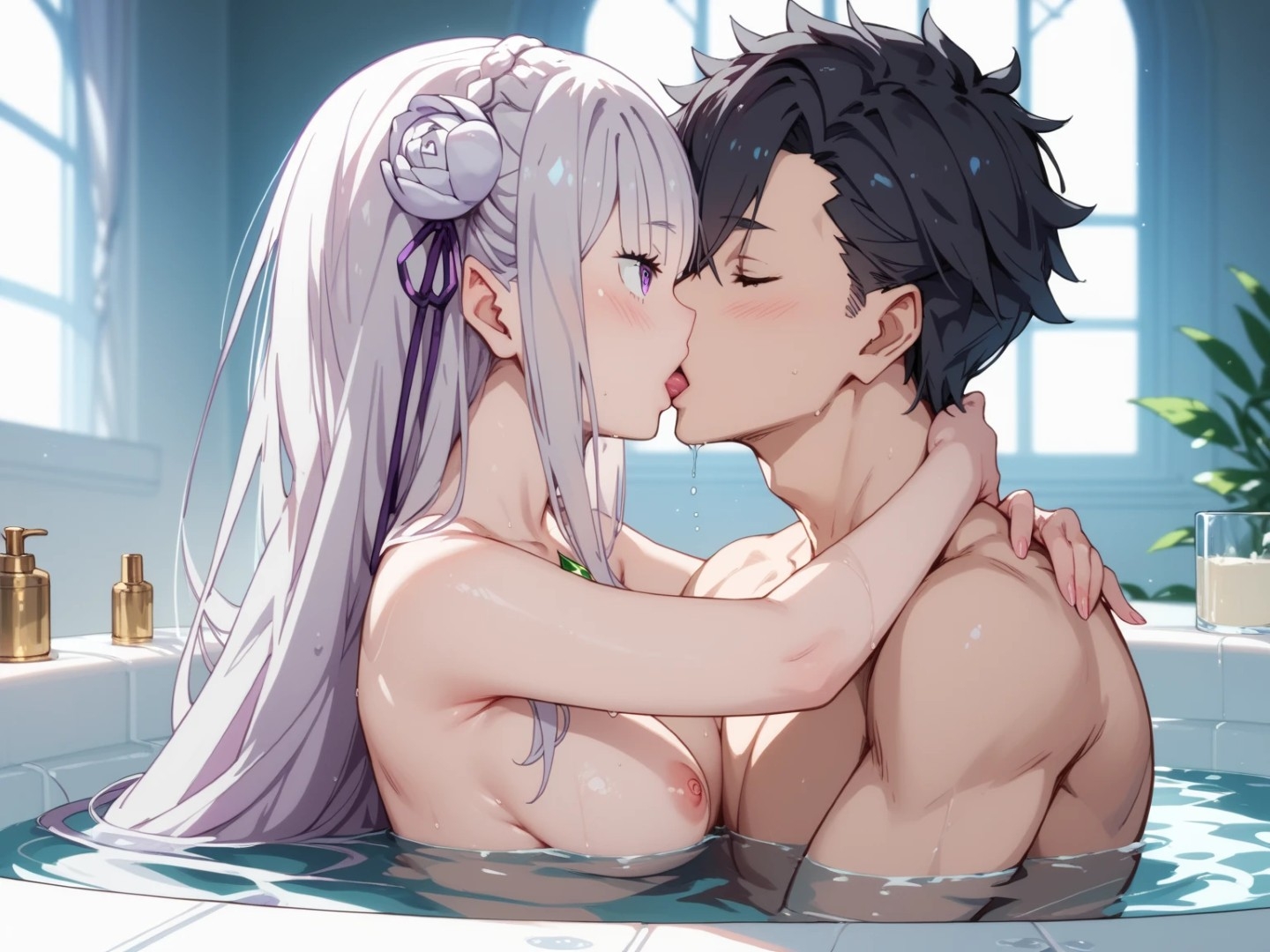 エ〇リアがいろいろな男性と……エッチなイラスト集！ 画像3