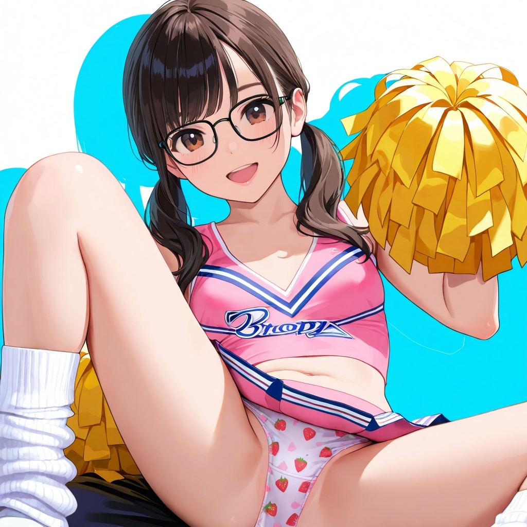 生パンチアガールのM字パンチラ_2