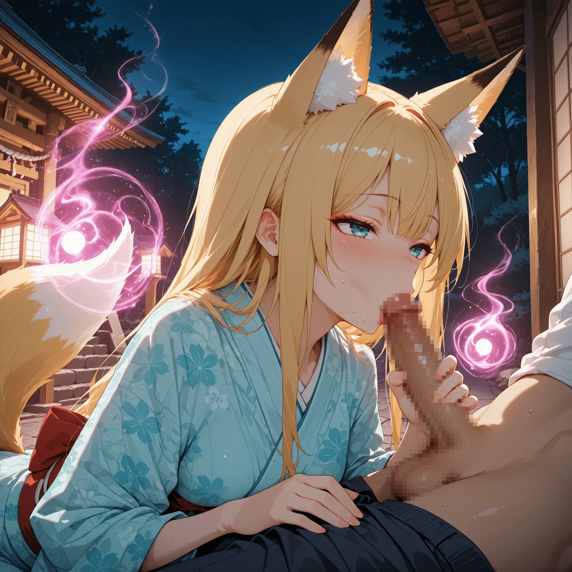 狐っ娘と着たままえっち！ 狐に色んな意味で「つままれる」 画像5