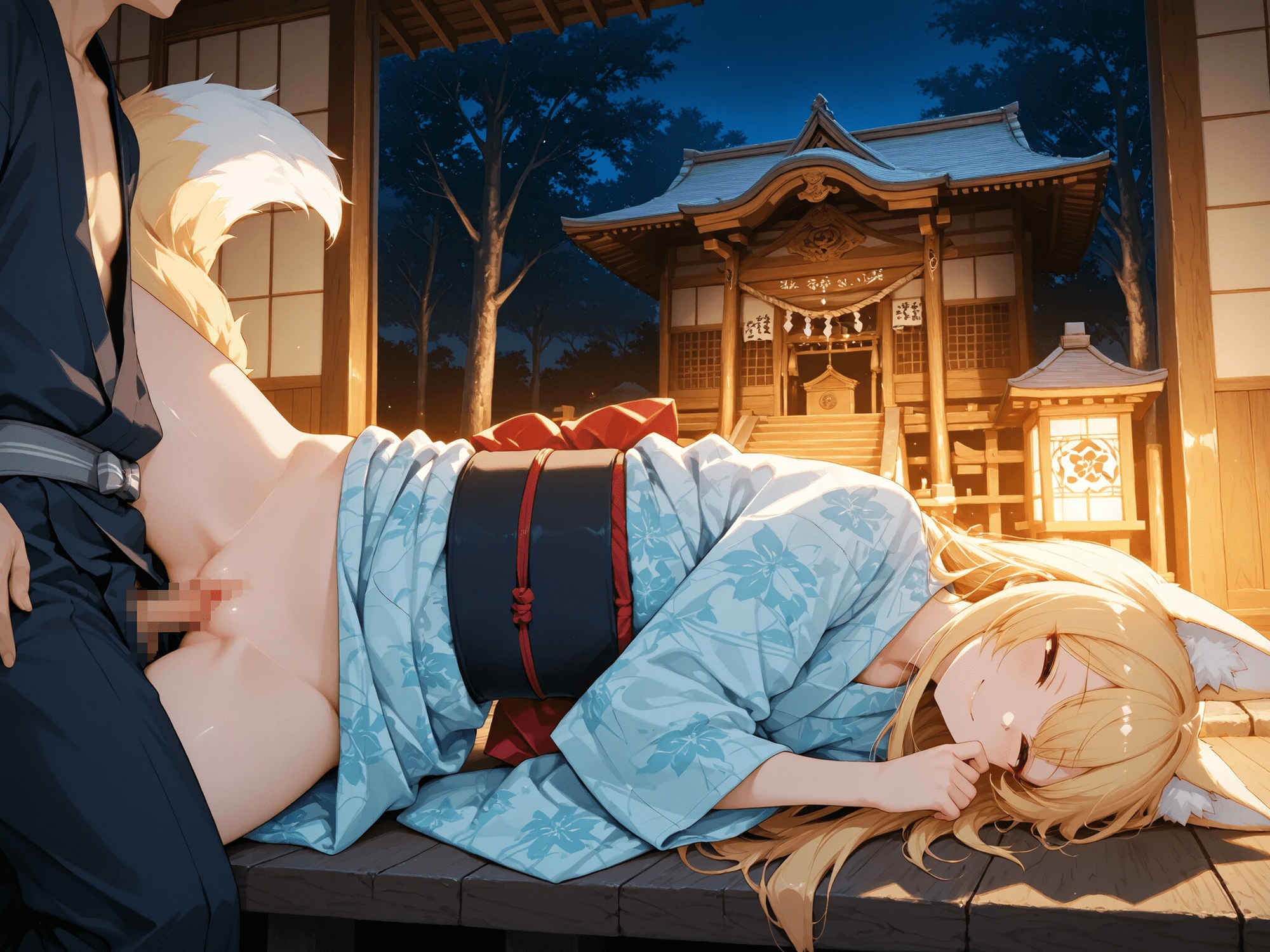 狐っ娘と着たままえっち！ 狐に色んな意味で「つままれる」 画像6