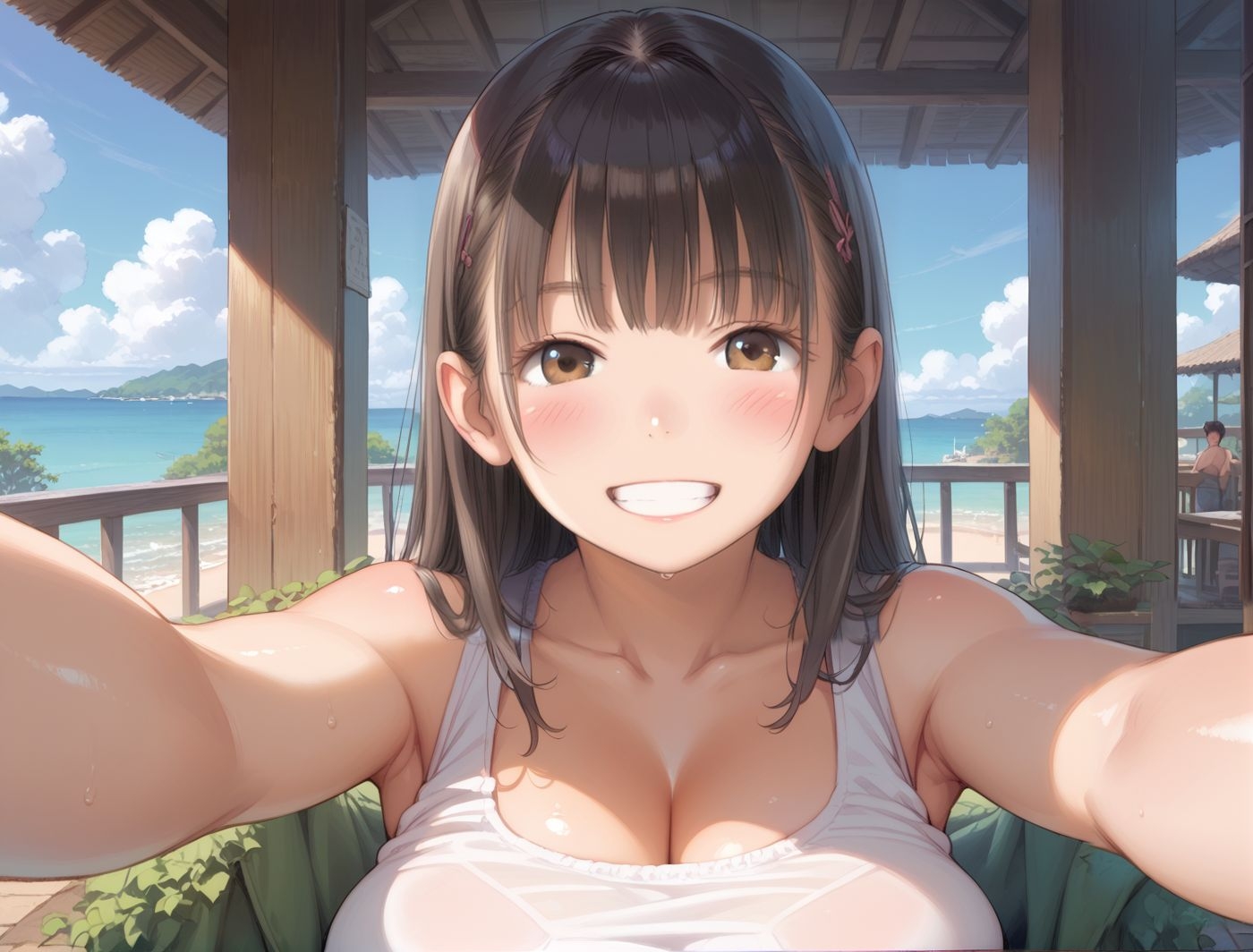 [4K画質以上]オナニー好きのデカ尻童顔人妻 画像8